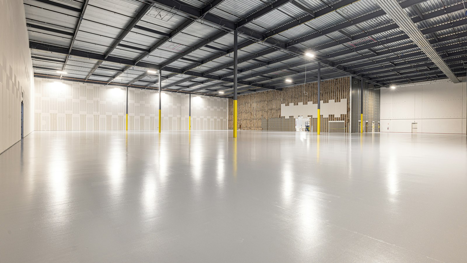 Industrial warehouse interior